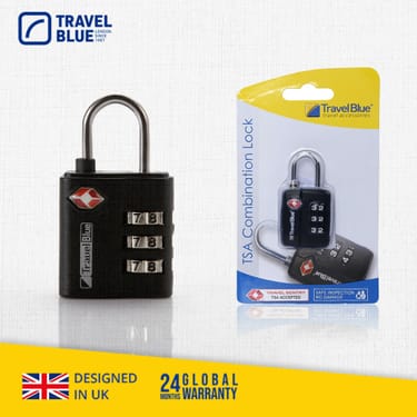 Travel Blue｜ TSA海關三碼鎖TB036