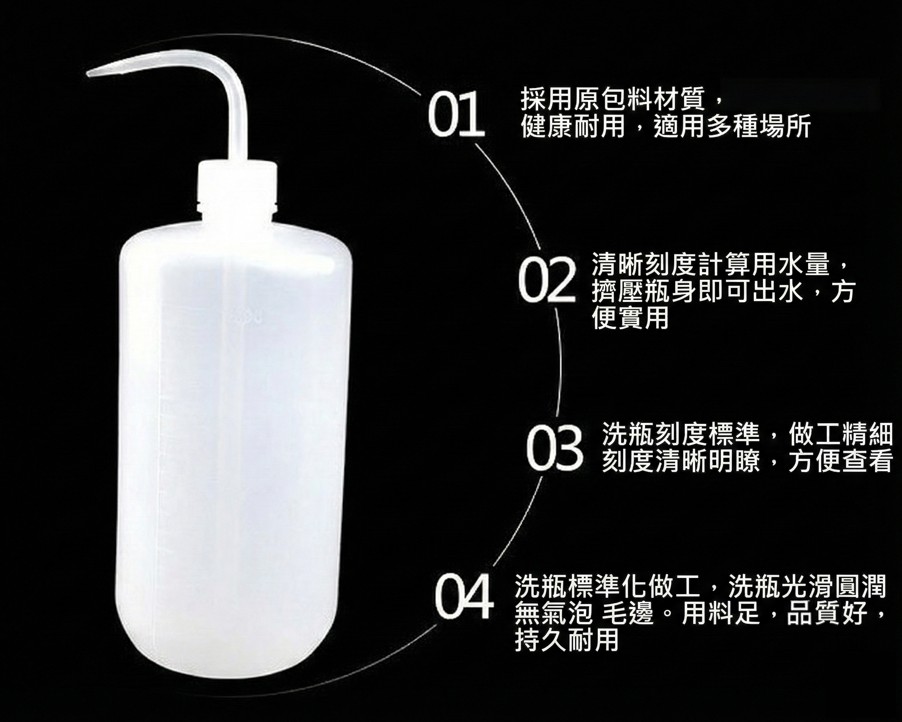 彎嘴清洗瓶 150ml/250ml/500ml