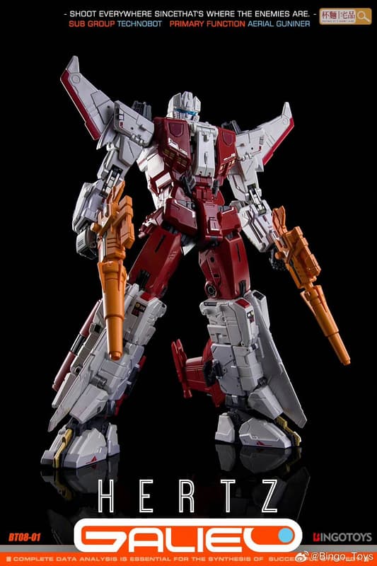 BingoToys HERTZ 部份合金 變形機甲 計算王 鋼鞭 可動完成品 預收訂金