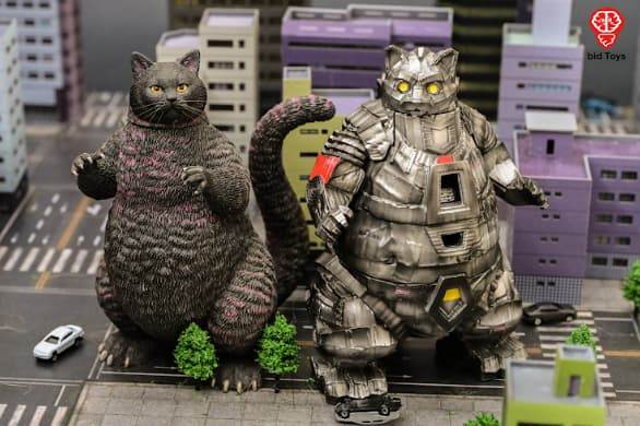 bid Toys限定 機械喵機拉 哥斯喵 對戰套裝組（機械喵機拉+哥斯喵/黑）塗裝完成品 預收訂金