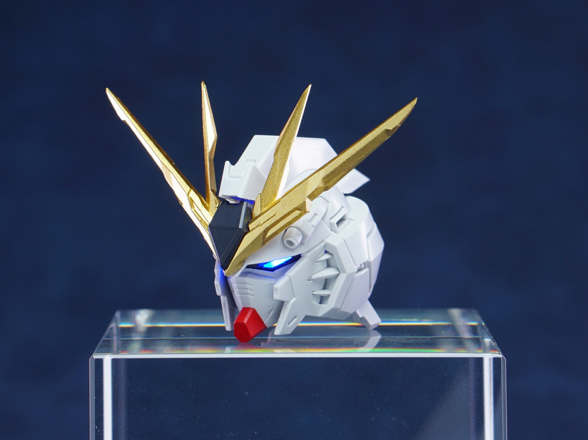 妙屋智造 財喵喵 農場主 卡牛頭 GK樣式 塑膠成形色 改件頭部 組裝模型