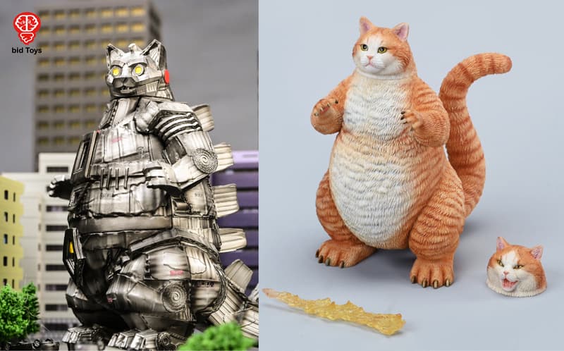 bid Toys限定 機械喵機拉 哥斯喵 對戰套裝組（機械喵機拉+哥斯喵/橘）塗裝完成品 預收訂金(複製)