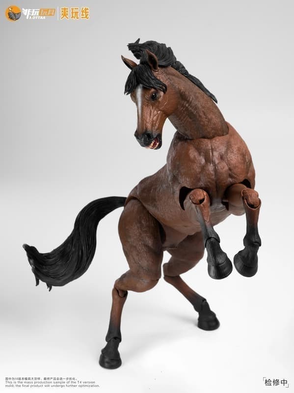 非玩玩具 爽玩線 1/12 可動坐騎「馬」不含人偶(可動) 共四款