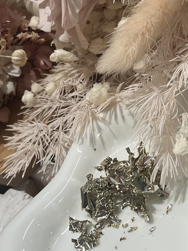 美甲素材~金箔紙大片香檳金色