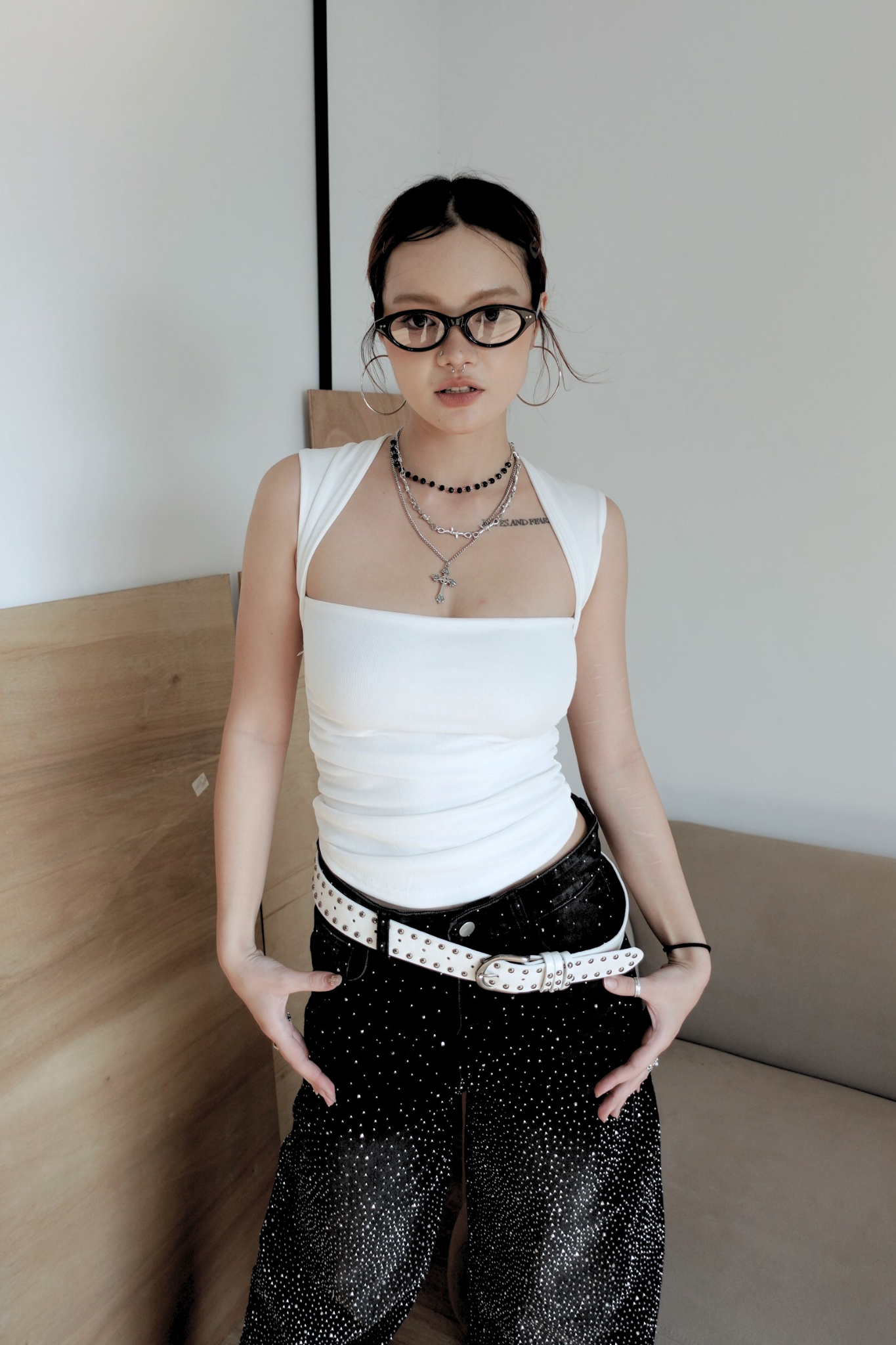 C16 質感辣妹坎肩背心7