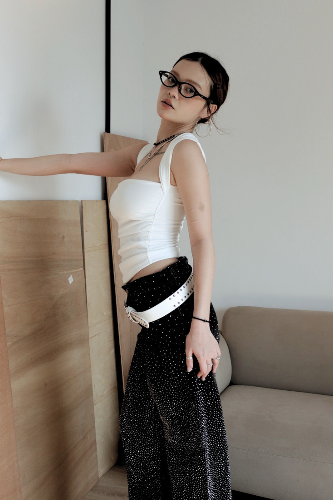 C16 質感辣妹坎肩背心5