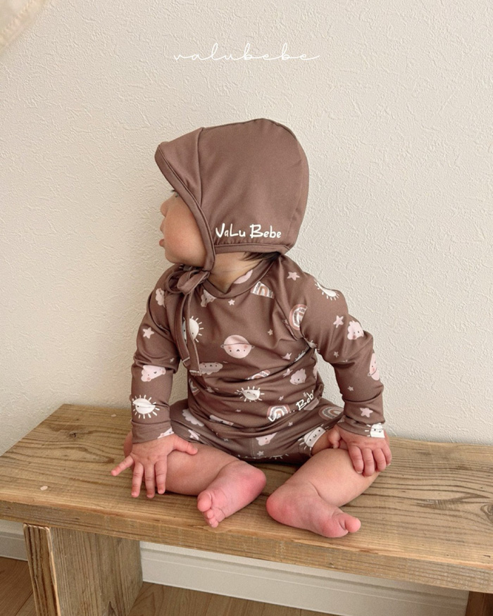 (現貨)【男寶泳衣三件套】防曬上衣+泳帽+泳褲 (2色)6