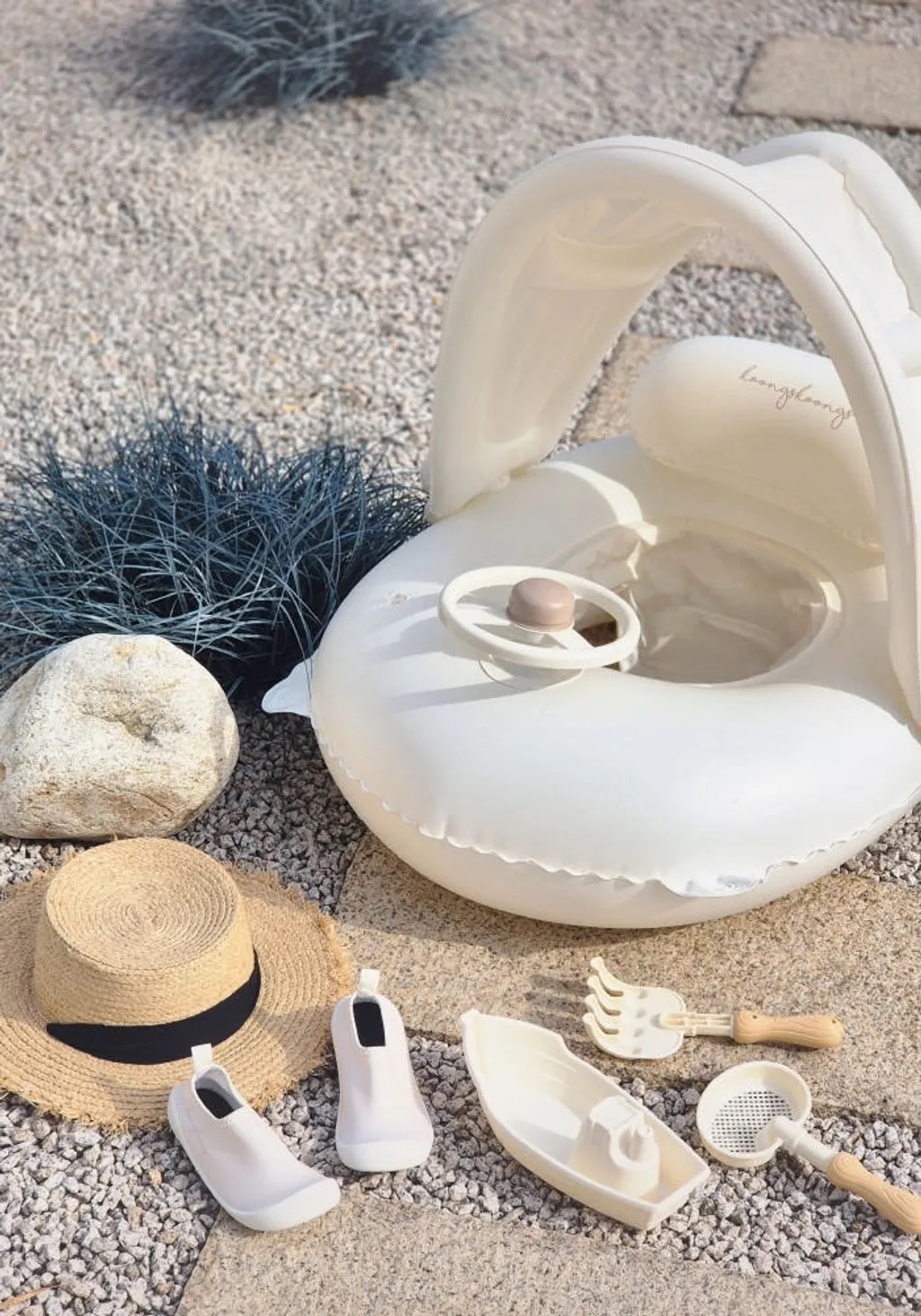 寶寶遮陽車車泳圈2