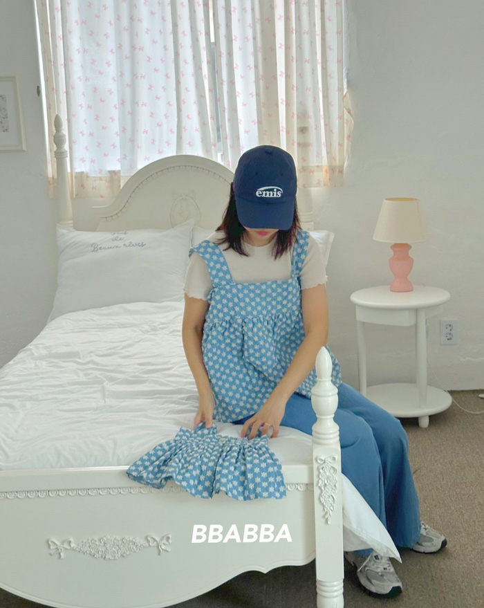 親子|藍雛菊背心7