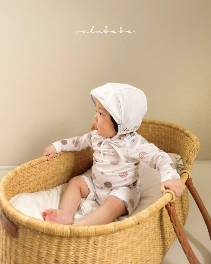 (現貨)【男寶泳衣三件套】防曬上衣+泳帽+泳褲 (2色)3