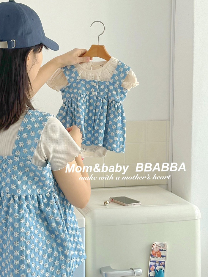 親子|藍雛菊背心5