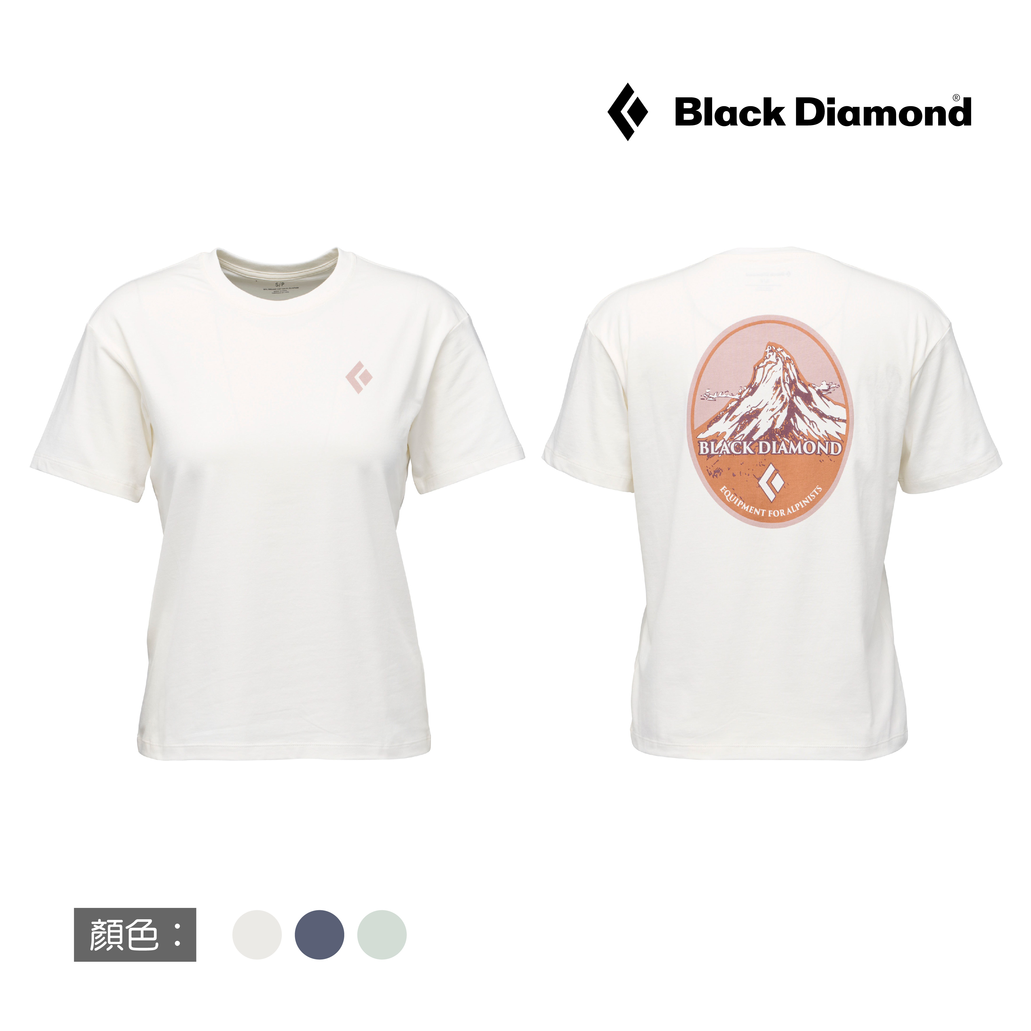 BLACK Diamond W Heritage Badge Short Sleeve Tee 短袖上衣 舒適 多色 暢銷款1