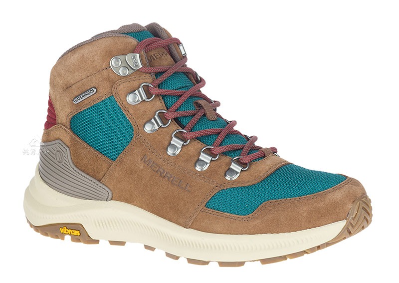 MERRELL ONTARIO 85 MESH MID WATERPROOF 山系風格復古登山鞋女款