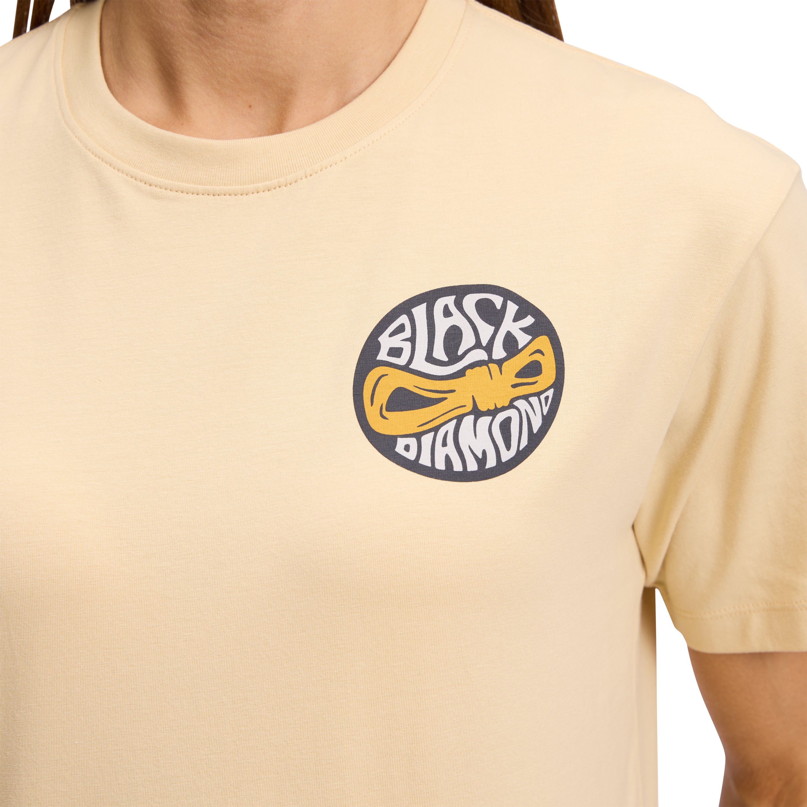 BLACK Diamond W Rope Badge Short Sleeve Tee 短袖上衣 鵝黃色 舒適 暢銷款(複製)7