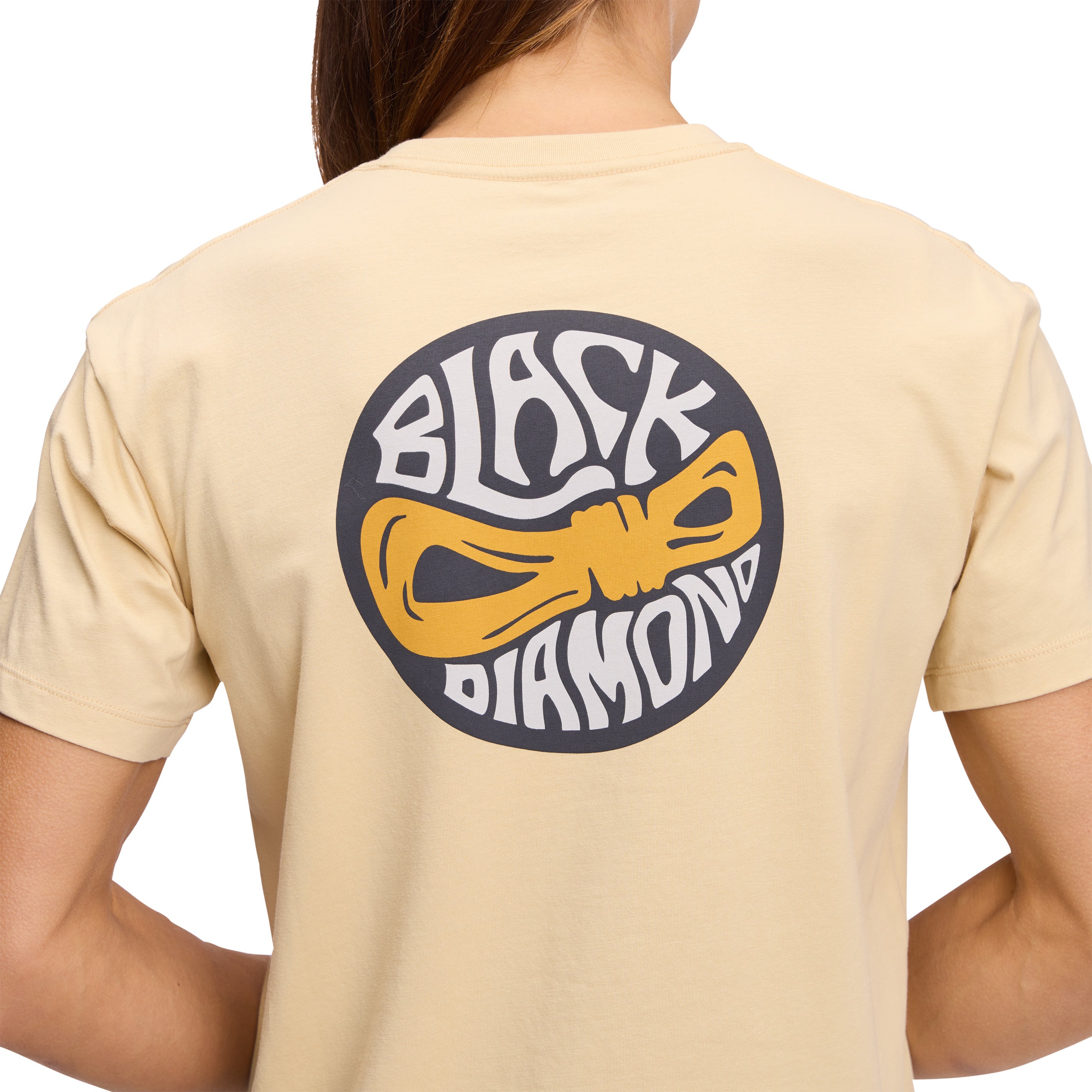 BLACK Diamond W Rope Badge Short Sleeve Tee 短袖上衣 鵝黃色 舒適 暢銷款(複製)3