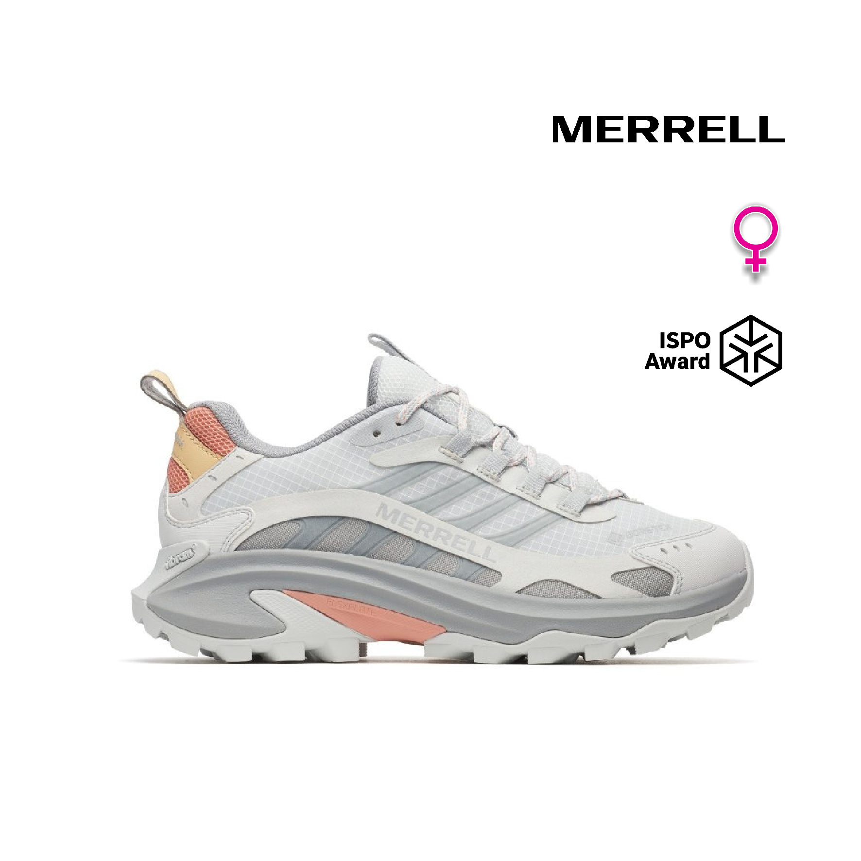 MERRELL MOAB SPEED 2 GTX 防水登山鞋 女款 霧灰色 (038816) MERRELL MOAB SPEED 2 GTX 防水登山鞋 女款 霧灰色 (038816)