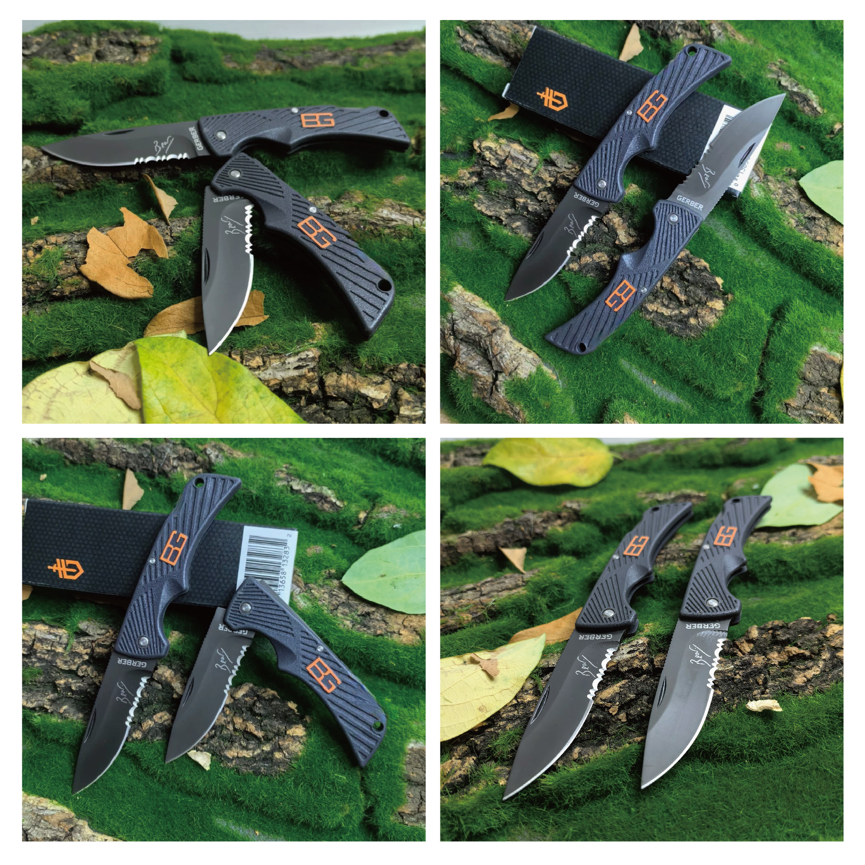 Gerber BEAR 貝爾求生系列-童軍小型折刀(半齒半刃/全刃) 野外求生 小折刀7