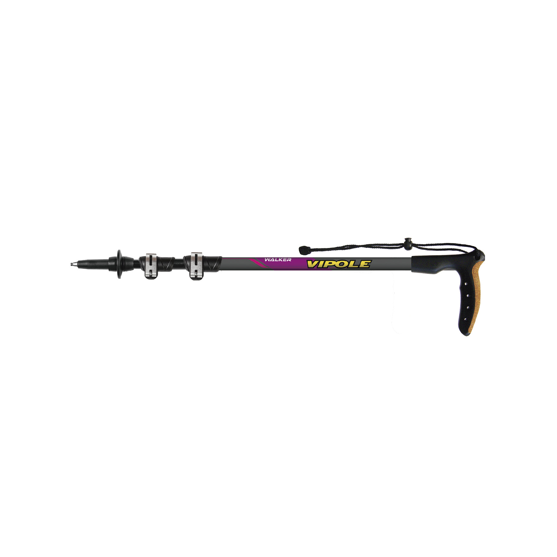 VIPOLE WALKER QL100雙快調拐杖型登山杖 雙系統調節 健行 公司貨 維修保固3