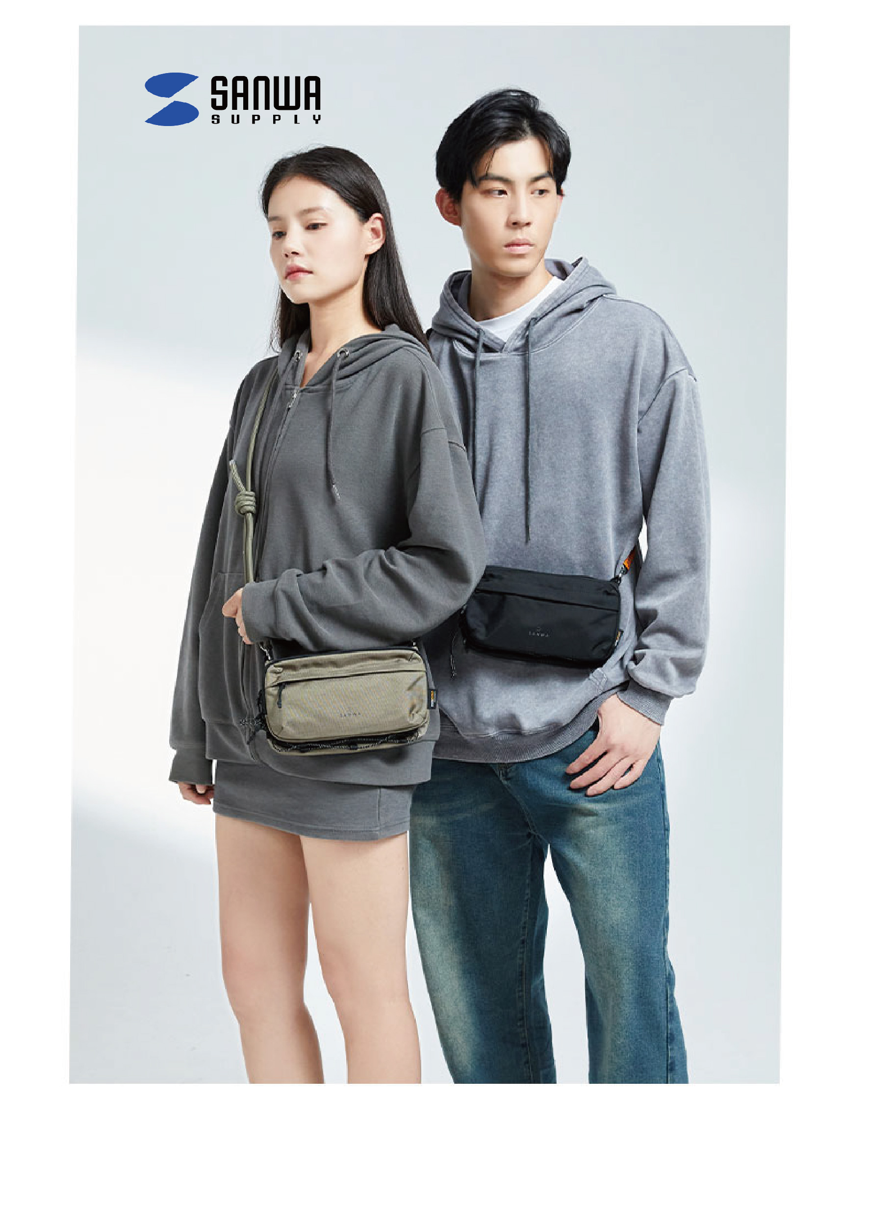 日本 SANWA SUPPLY BAG2隨身手機包 護照包 摺疊包 證件包 外出包15