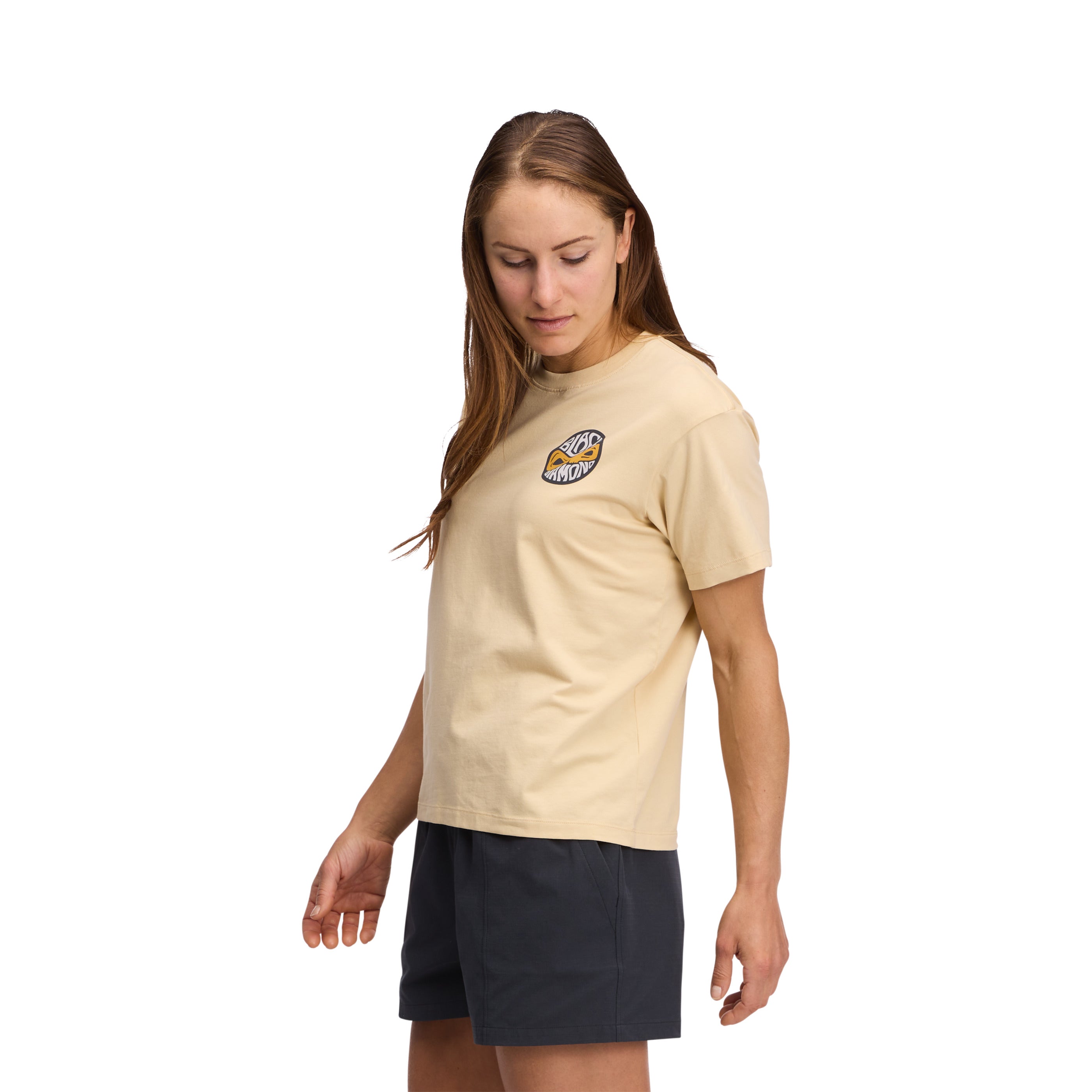 BLACK Diamond W Rope Badge Short Sleeve Tee 短袖上衣 鵝黃色 舒適 暢銷款(複製)5