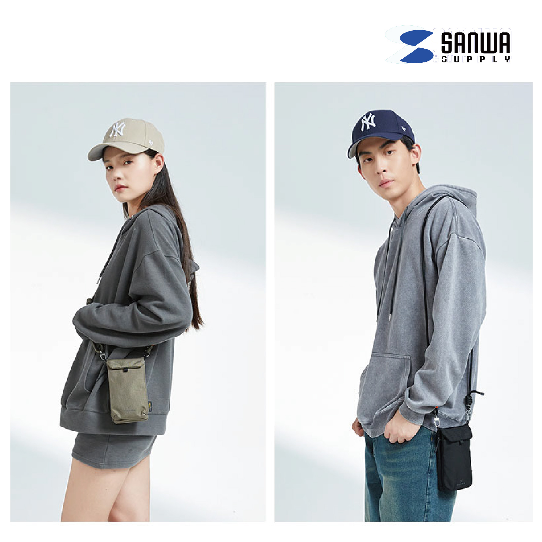 日本 SANWA SUPPLY BAG1隨身手機包 護照包 摺疊包 證件包 外出包11