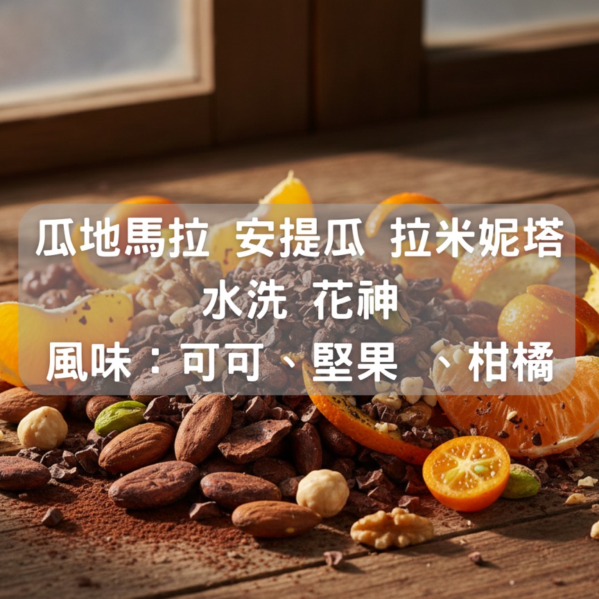 瓜地馬拉 安提瓜 拉米妮塔 水洗 花神（半磅/濾掛式10包）